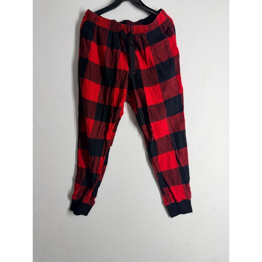 Old Navy Red Black Buffalo Plaid Pajama Joggers Match The Fam XS